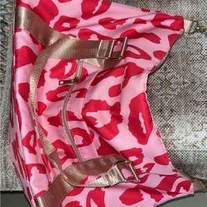 Cheetah print duffle